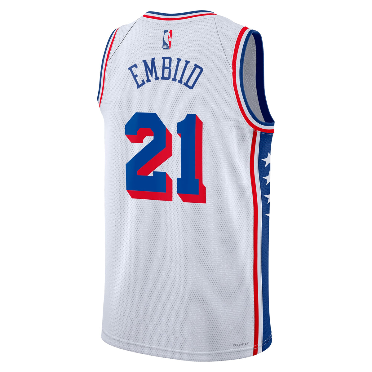 Joel Embiid Philadelphia 76ers Association Edition Swingman White Jersey