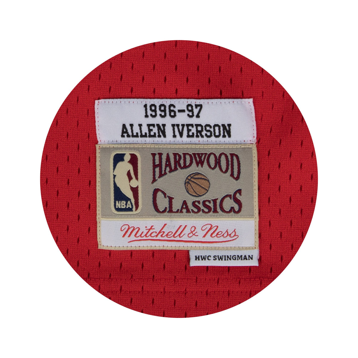 Allen Iverson Philadelphia 76ers Swingman Road 1996-97 Jersey