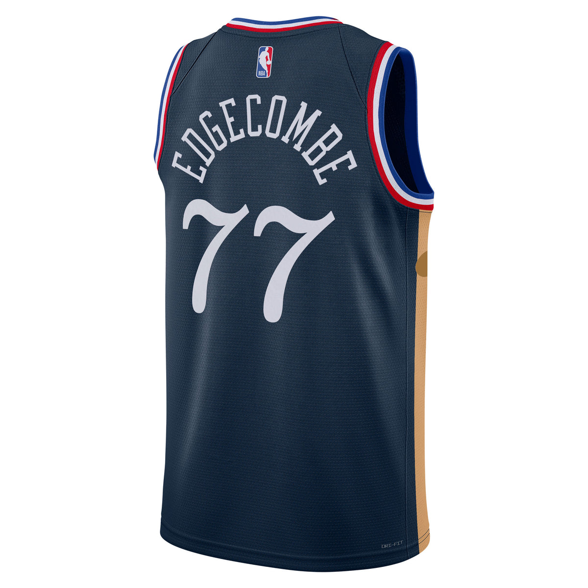 VJ Edgecombe Philadelphia 76ers 2025/26 City Edition Swingman Navy Jersey