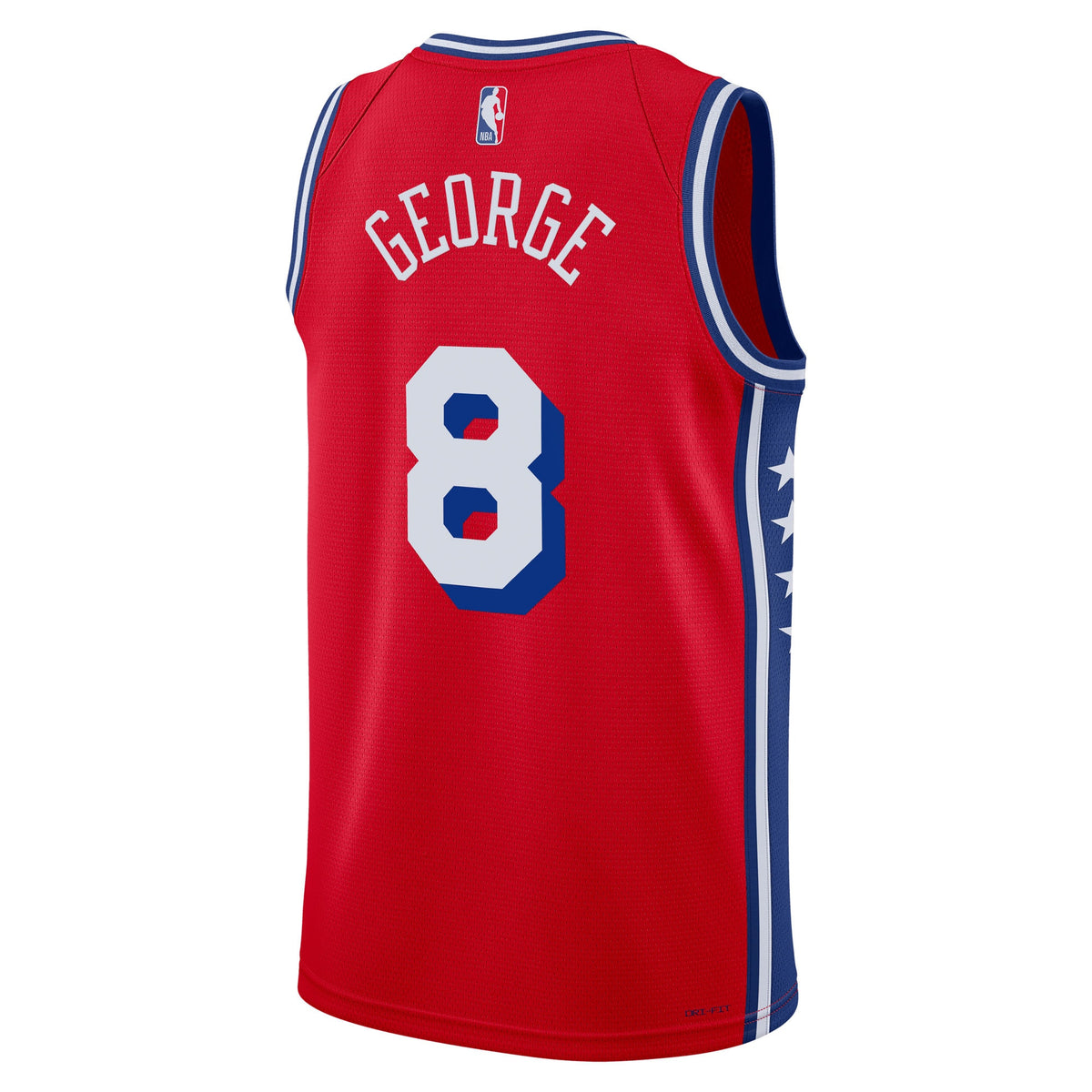 Paul George Philadelphia 76ers Statement Edition Swingman Red Jersey