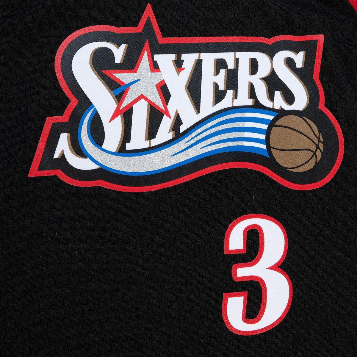 Allen Iverson Philadelphia 76ers 2006 Alternate Spain Authentic Black Jersey