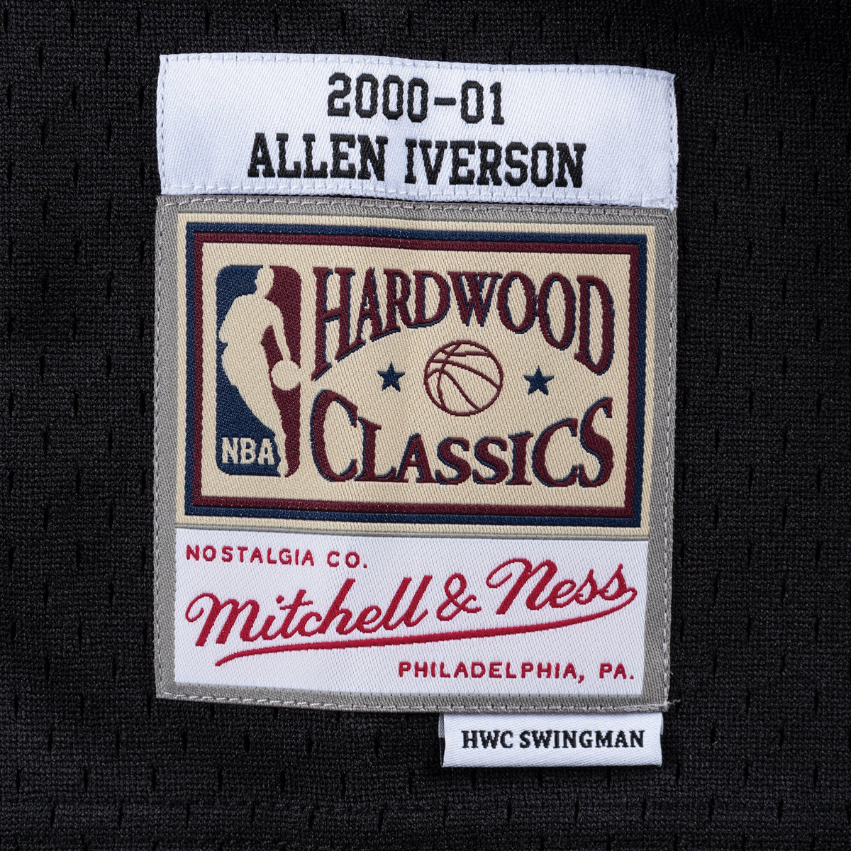 Allen Iverson Philadelphia 76ers Swingman Road 2000-01 Jersey