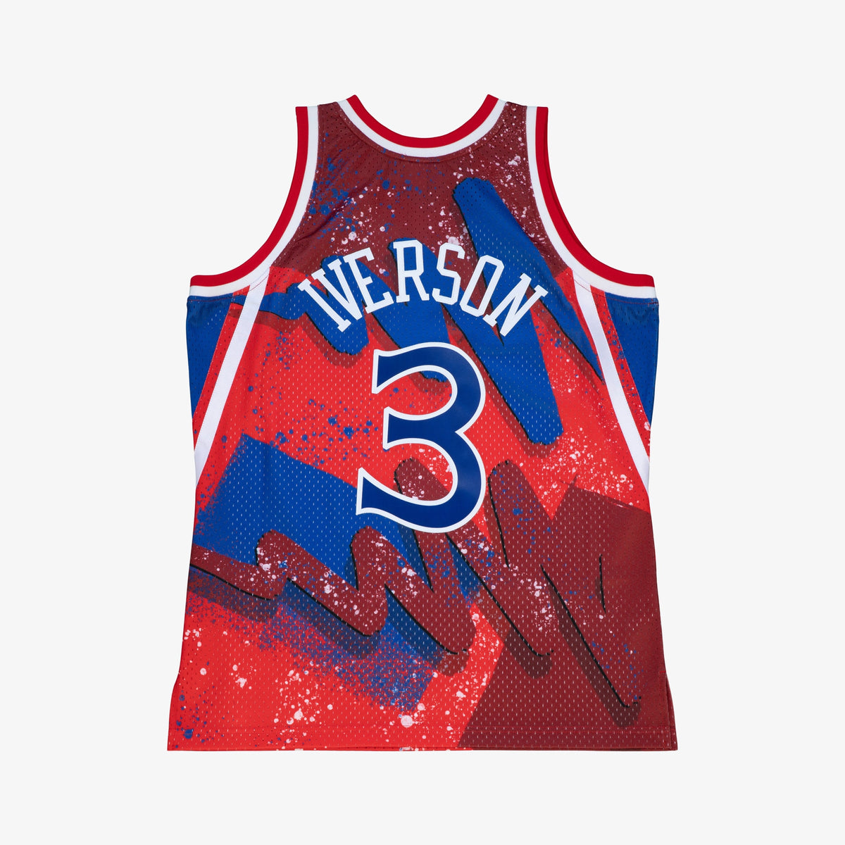 Allen Iverson Philadelphia 76ers 1996 Hyper Hoops Swingman Scarlet Jersey