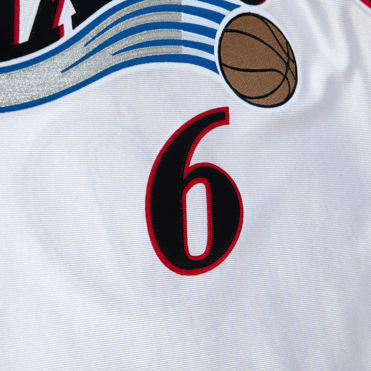 Allen Iverson Philadelphia 76ers 2002 All-Star East Authentic White Jersey