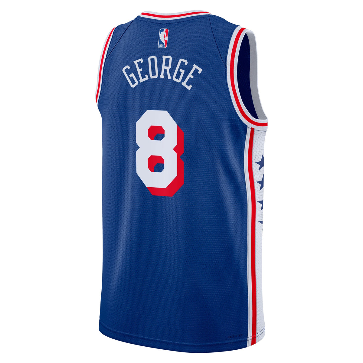 Paul George Philadelphia 76ers Icon Edition Swingman Royal Jersey