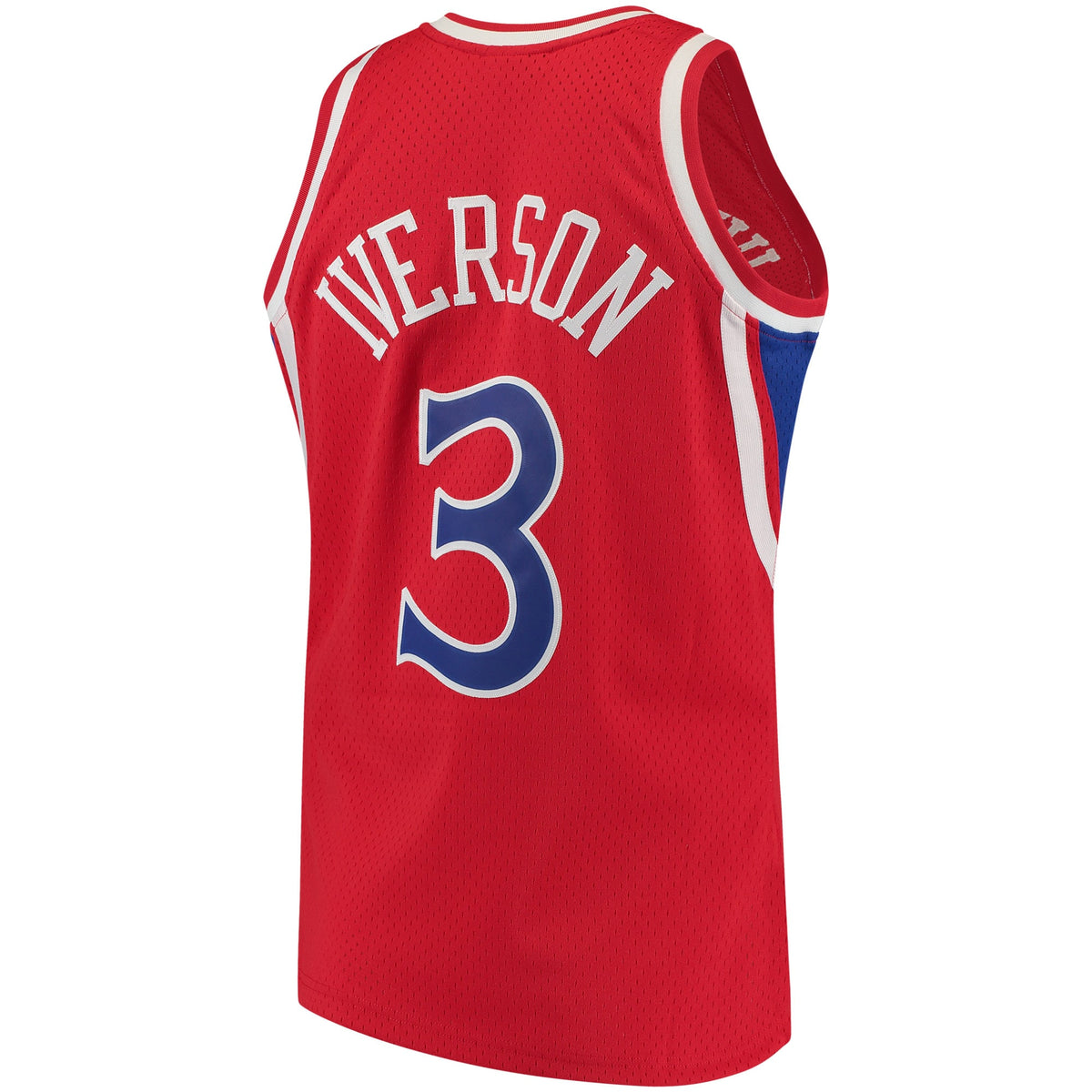 Allen Iverson Philadelphia 76ers Red 1996-97 Hardwood Classics Swingman Jersey
