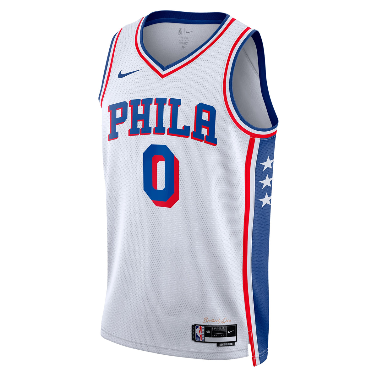 Tyrese Maxey Philadelphia 76ers Association Edition Swingman White Jersey
