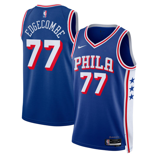 VJ Edgecombe Philadelphia 76ers Icon Edition Swingman Royal Jersey