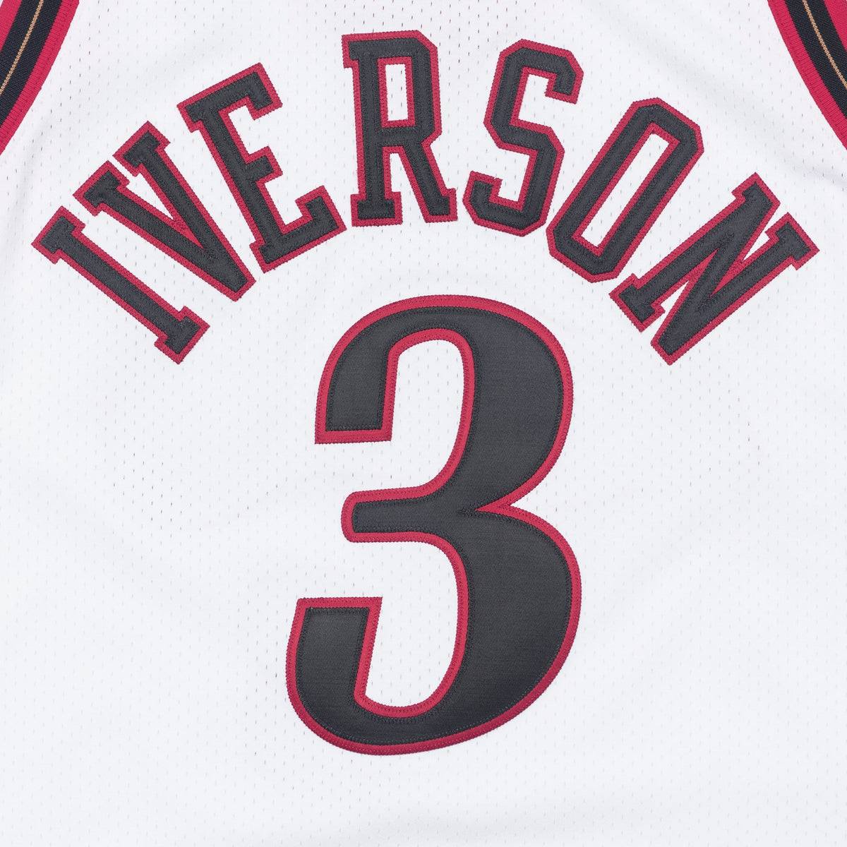Allen Iverson Philadelphia 76ers 1997 Authentic White Jersey