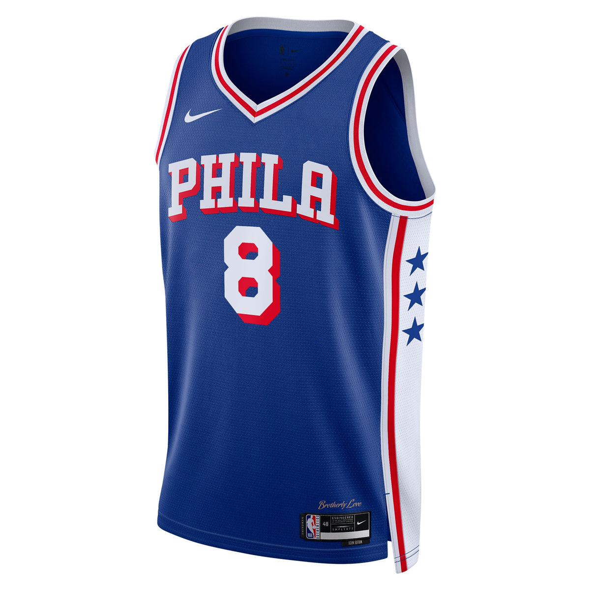 Paul George Philadelphia 76ers Icon Edition Swingman Royal Jersey