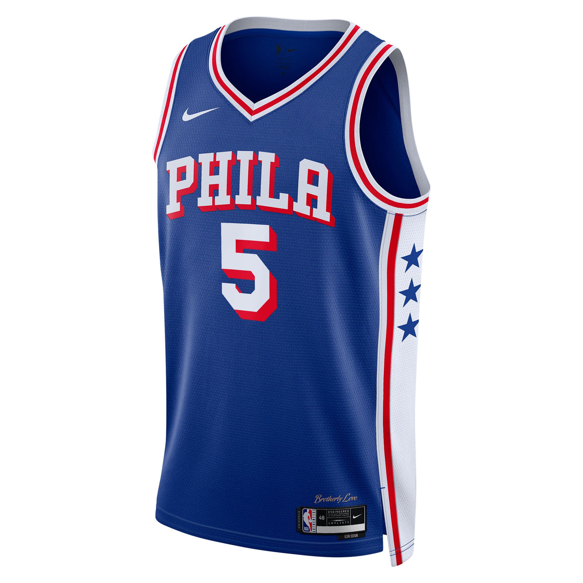Quentin Grimes Philadelphia 76ers Icon Edition Swingman Royal Jersey