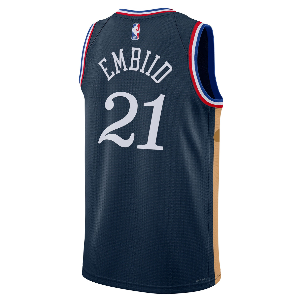 Joel Embiid Philadelphia 76ers 2025/26 City Edition Swingman Navy Jersey