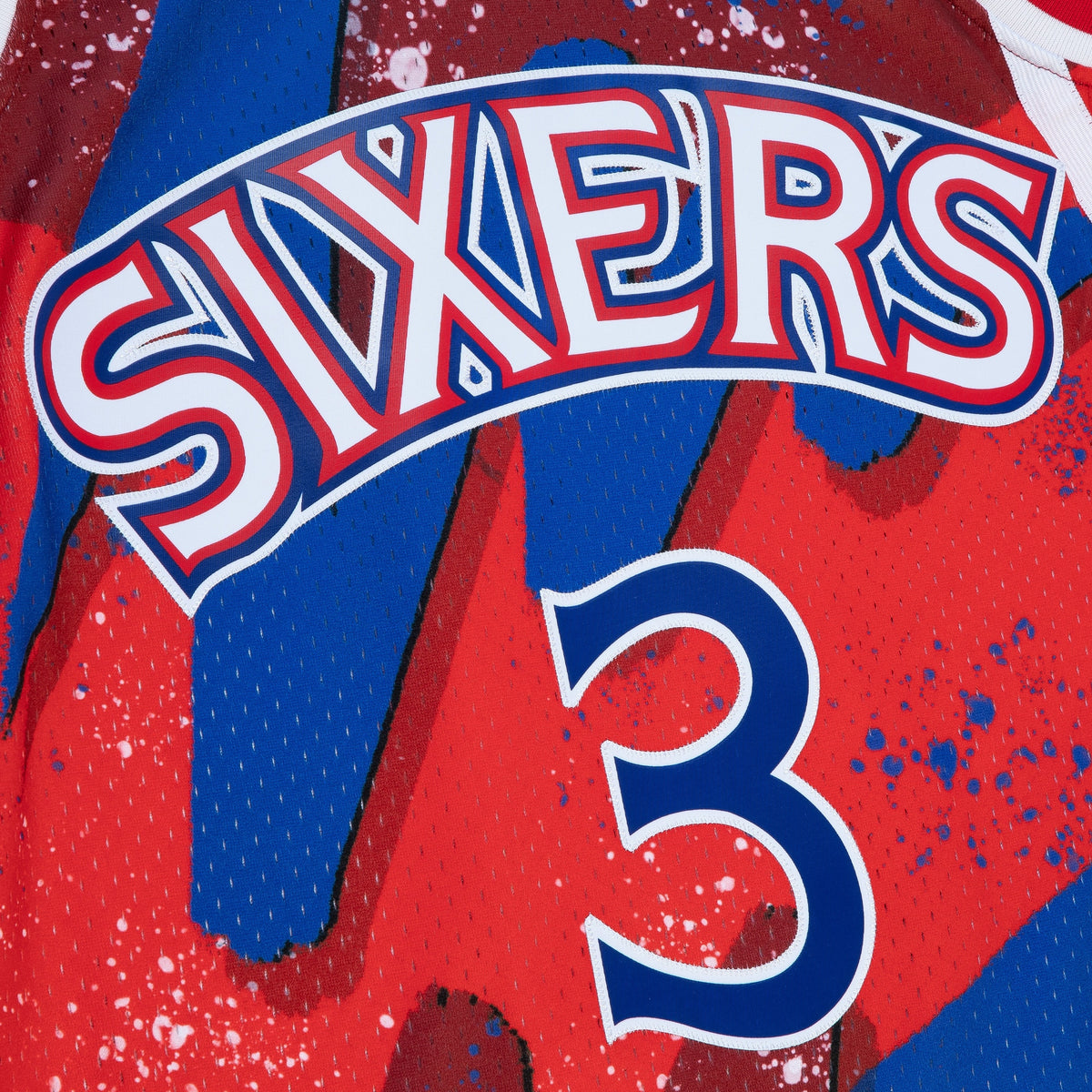 Allen Iverson Philadelphia 76ers 1996 Hyper Hoops Swingman Scarlet Jersey