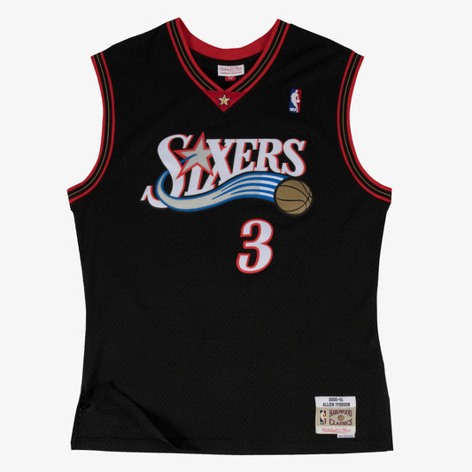 Allen Iverson Philadelphia 76ers Swingman Road 2000-01 Jersey
