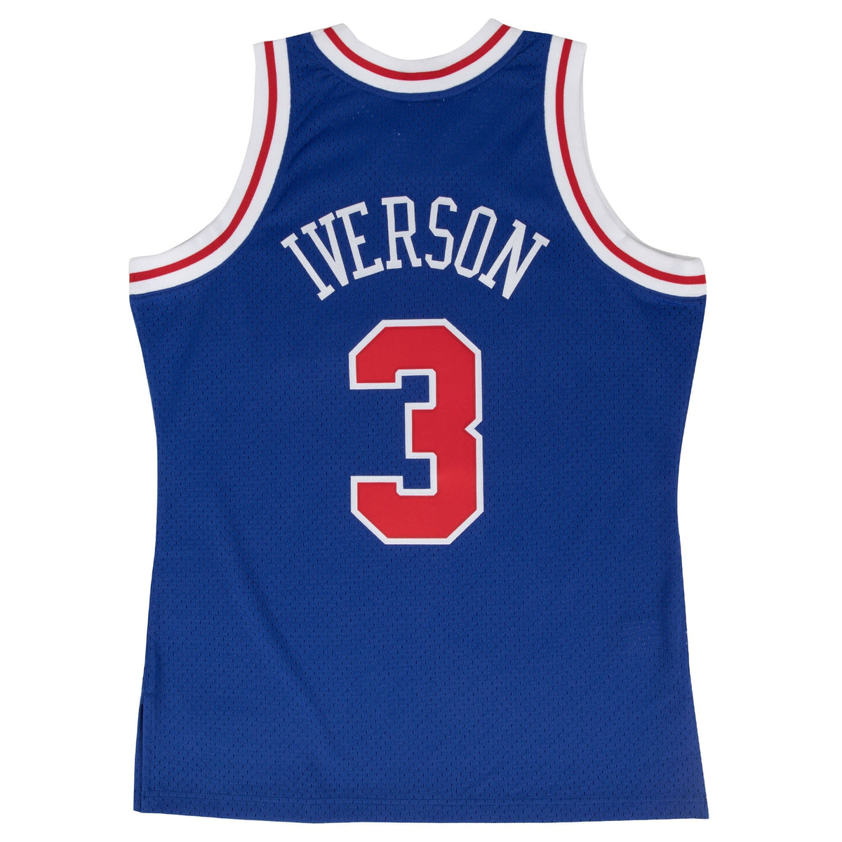 Allen Iverson Philadelphia 76ers 1997 Hardwood Classics Alternate Swingman Blue Jersey