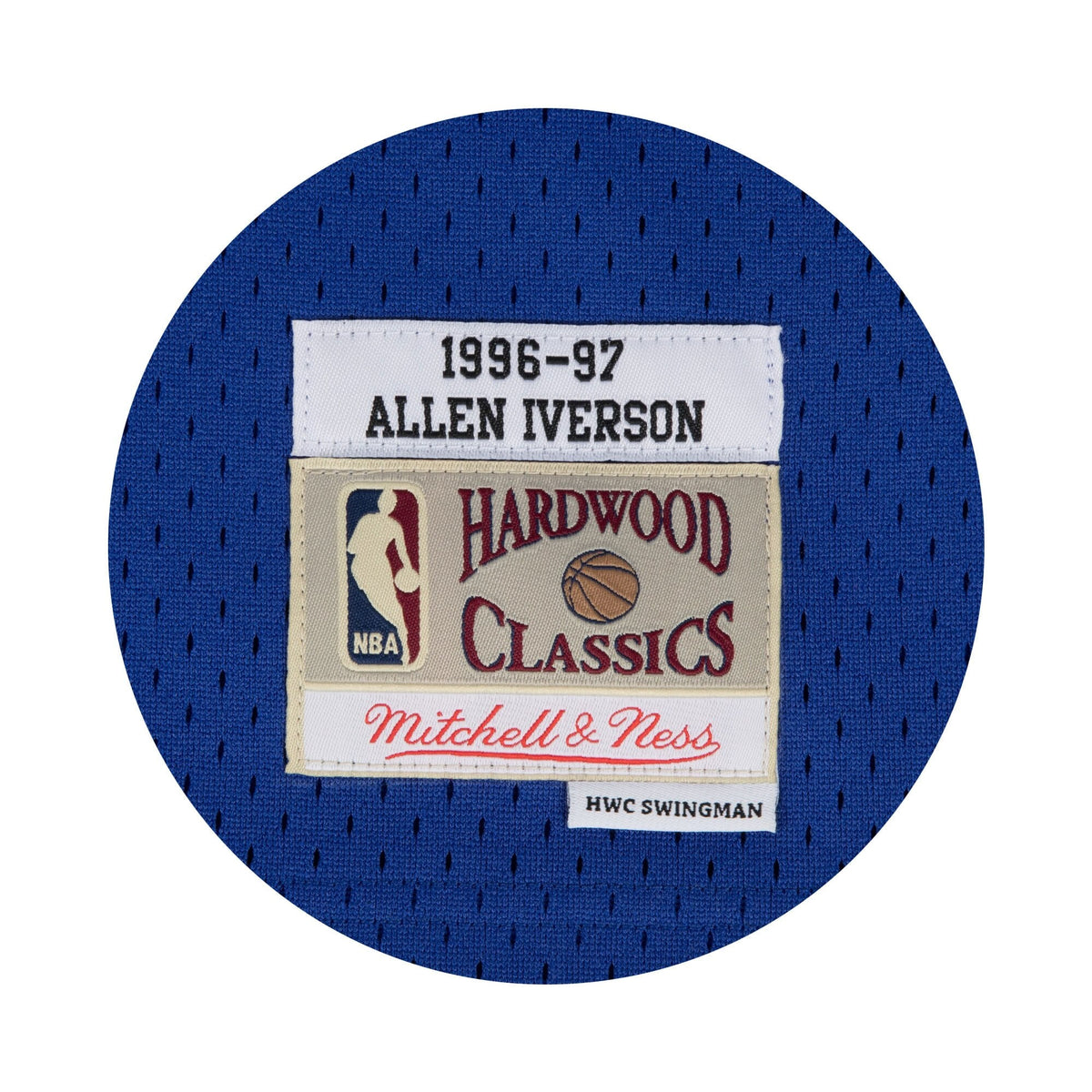 Allen Iverson Philadelphia 76ers 1997 Hardwood Classics Alternate Swingman Blue Jersey