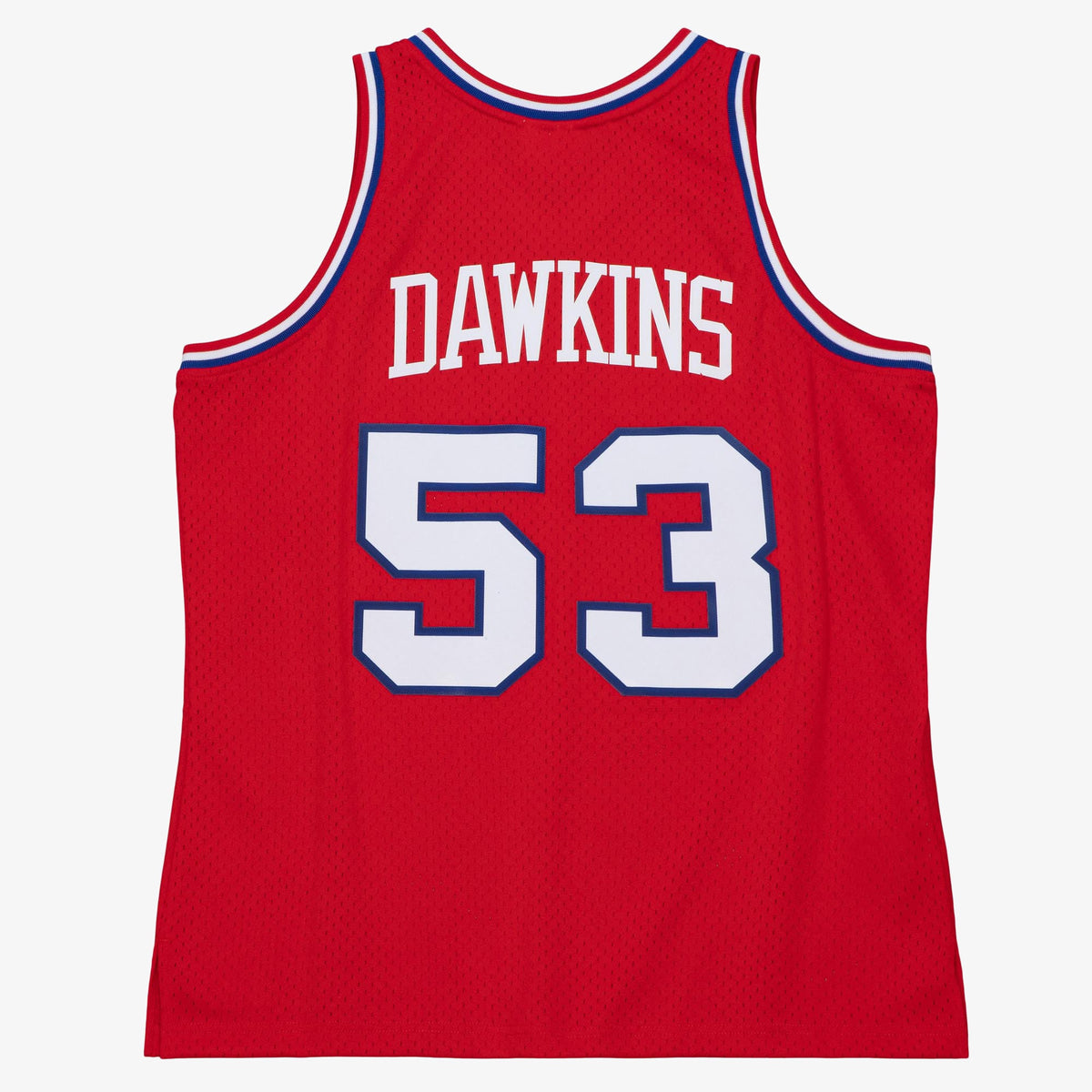 Darryl Dawkins Philadelphia 76ers 1979 Dark Authentic University Red Jersey